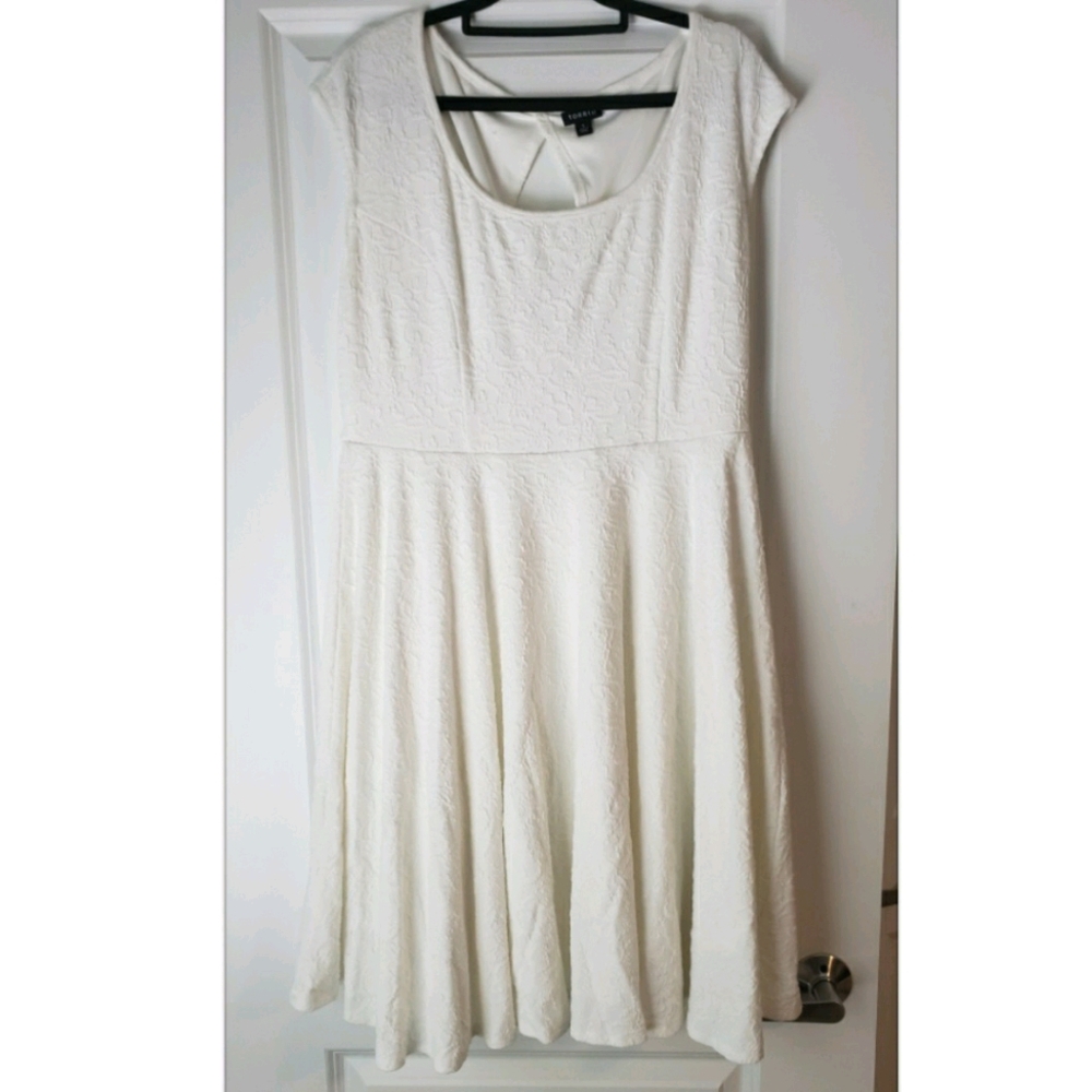 White Torrid Skater Dress